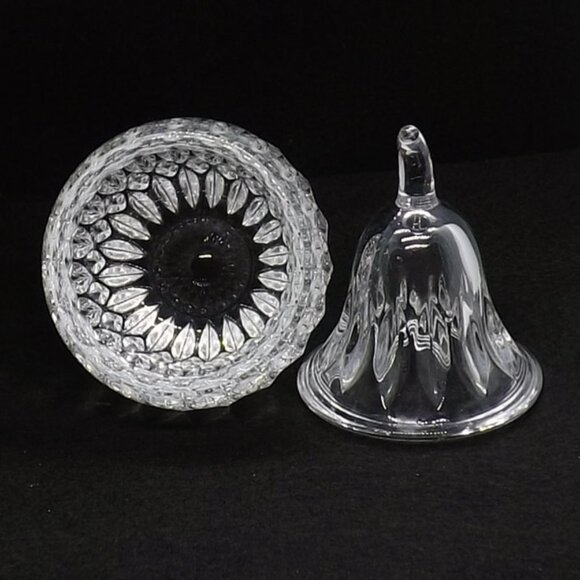 Lead Crystal Pear Shaped 2pc Condiment Dish - Picture 3 of 5